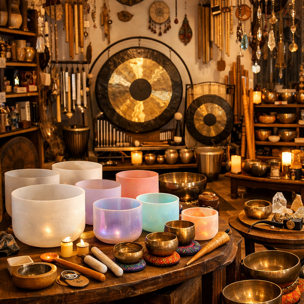 Meilleures boutiques d&rsquo;instruments de sonothérapie en 2026